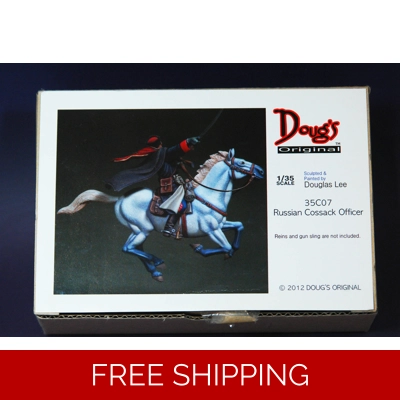 ORIGINAL Resin Figure 1/35 - Russian Cossack Officer Doug's Original 35C07